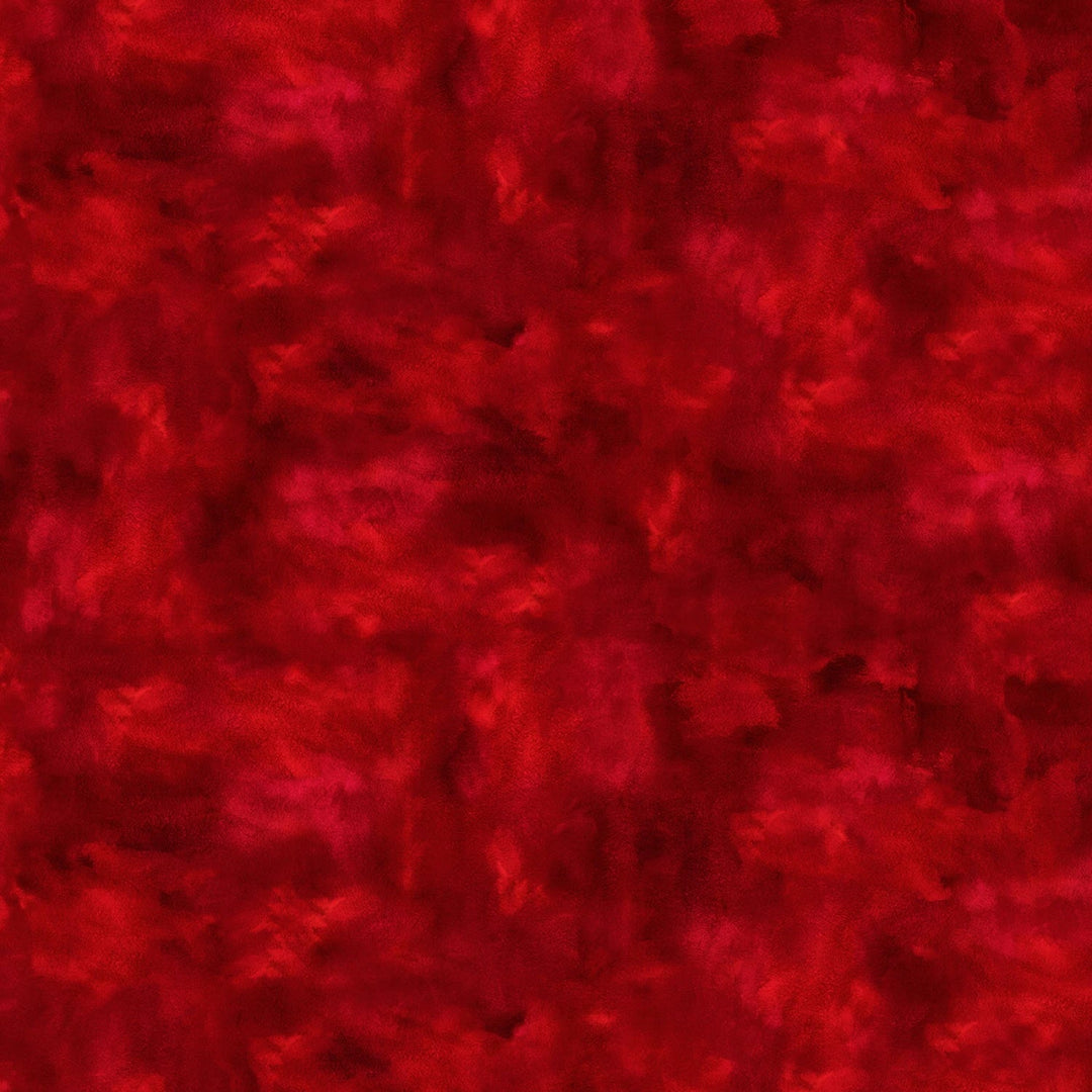 Watercolour Tones - Vibrant Red | 108” Cotton (CSTW5929 - DR) - Sold in UNITS of 1/4 metre - Maple Leaf Quilting Company Ltd.
