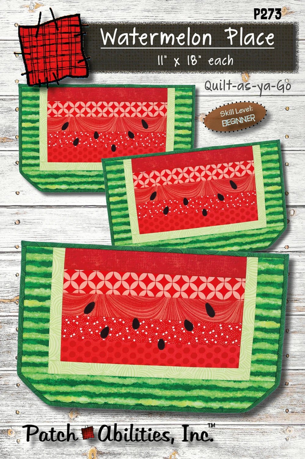 Watermelon Place (P273PA) - Maple Leaf Quilting Company Ltd.