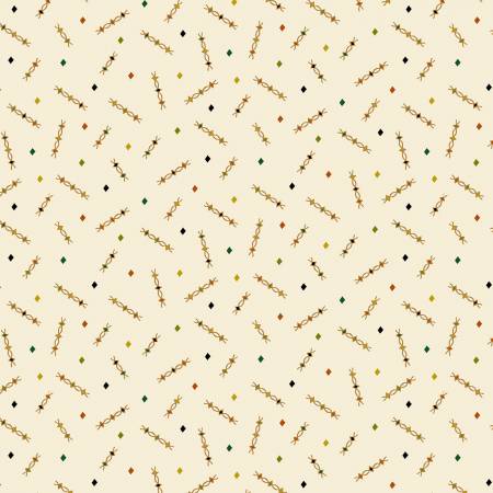 Wheat Confetti Sprinkles 108" Cotton (1831 - 40) – Sold in UNITS of ¼ metre - Maple Leaf Quilting Company Ltd.