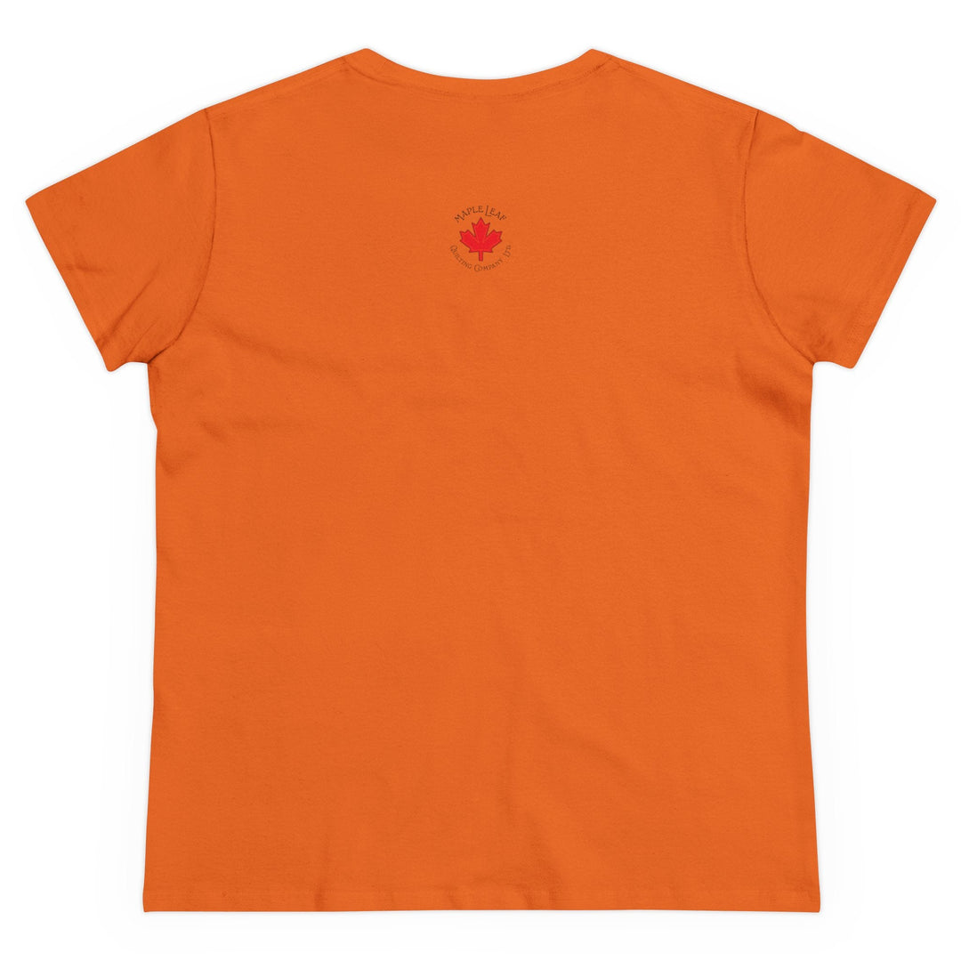 'When In Use... Do Not Approach' - Women's Midweight Cotton Tee | Funny Crafty Humor Shirt - Maple Leaf Quilting Company Ltd.