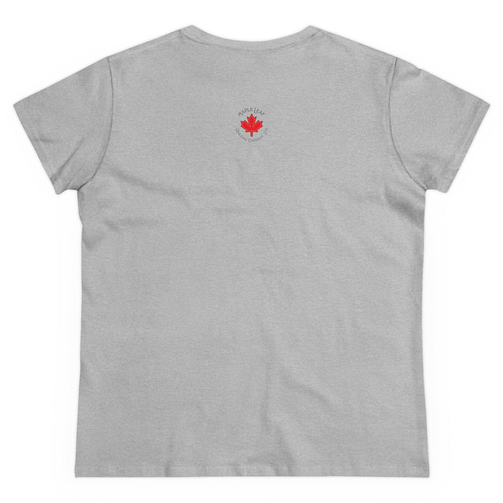 'When In Use... Do Not Approach' - Women's Midweight Cotton Tee | Funny Crafty Humor Shirt - Maple Leaf Quilting Company Ltd.