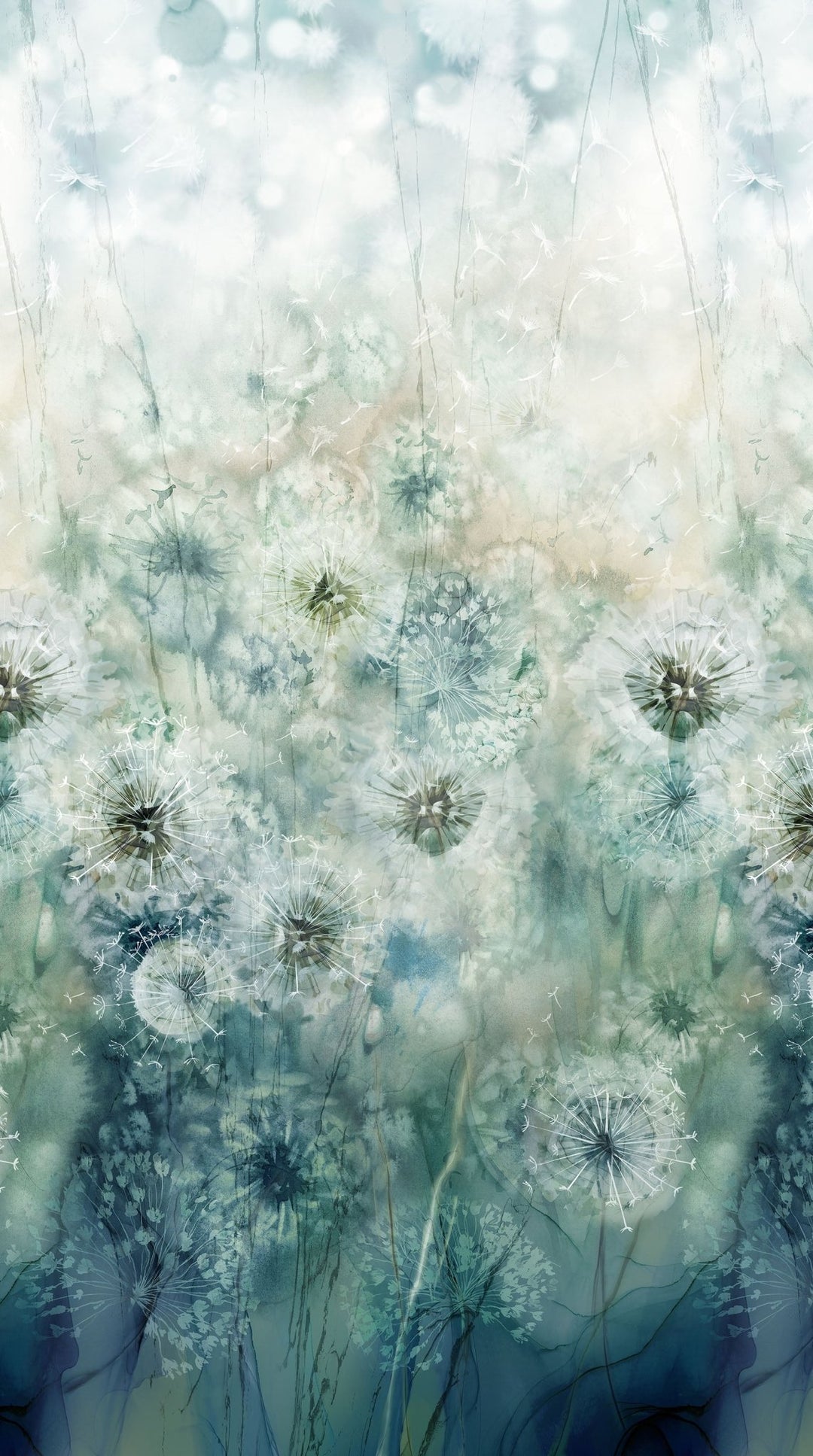 Whisper Teal Multi | 43/44" Cotton (DP28701 - 68) - Sold in UNITS of ¼ metre - Maple Leaf Quilting Company Ltd.