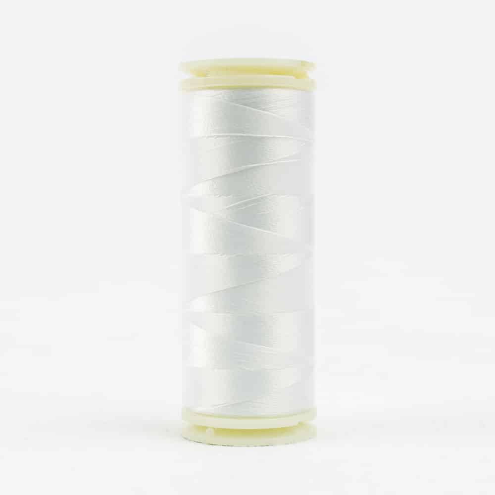 White - 104 | InvisaFil™ 100wt Invisible Cottonized Polyester Thread (400m/437yd) - Maple Leaf Quilting Company Ltd.