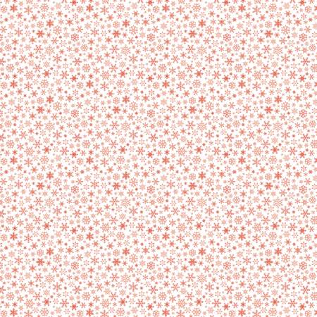 White Peace on Earth Snowflakes 108" Cotton (WB14207R - WHITE) – Sold in UNITS of ¼ metre - Maple Leaf Quilting Company Ltd.