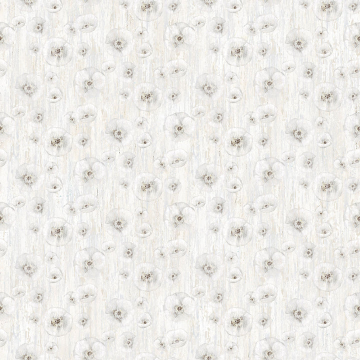 White Poppy - Poppy Meadow | 43/44" (DP29089 - 10) - Sold in UNITS of ¼ metre - Maple Leaf Quilting Company Ltd.