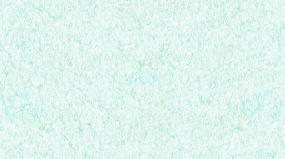 White/Turquoise Sea - Coral Reef | 43/44" Cotton (DP28882 - 10) - Sold in UNITS of ¼ metre - Maple Leaf Quilting Company Ltd.