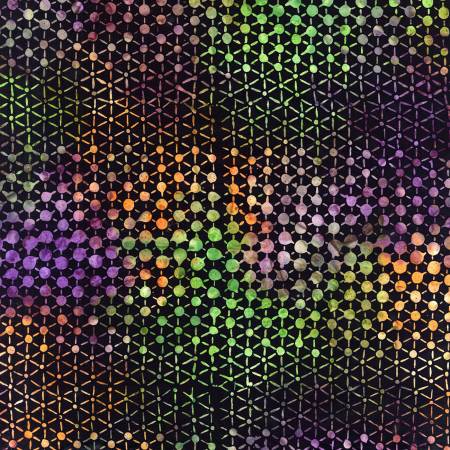 Wicked Geo Floral Shapes 106" Batik (BX2695 - WICKED) – Sold in UNITS of ¼ metre - Maple Leaf Quilting Company Ltd.