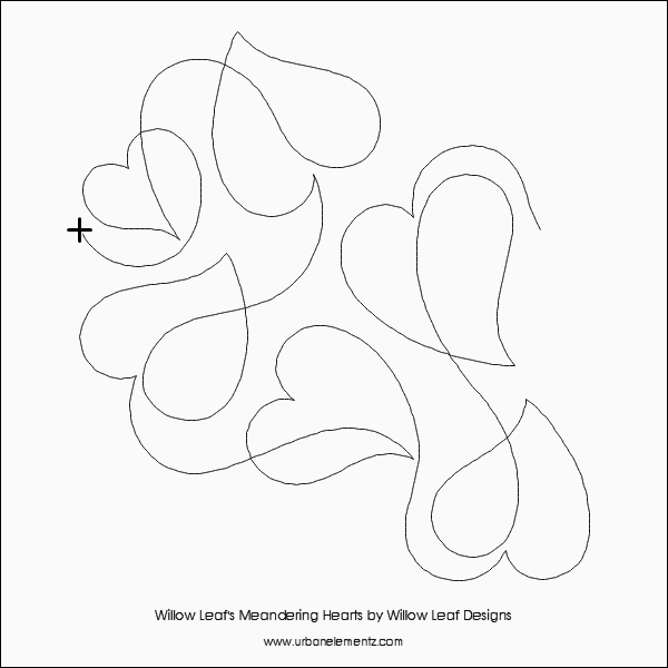 Meandering Hearts – 8.75” Paper Pantograph