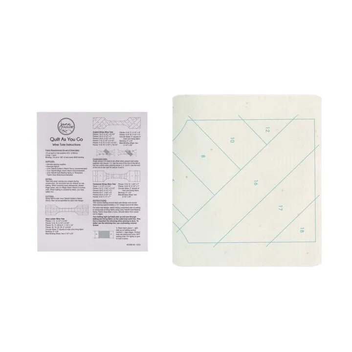 Wine Totes Quilt - As - You - Go Kit (3 Pack) - Maple Leaf Quilting Company Ltd.