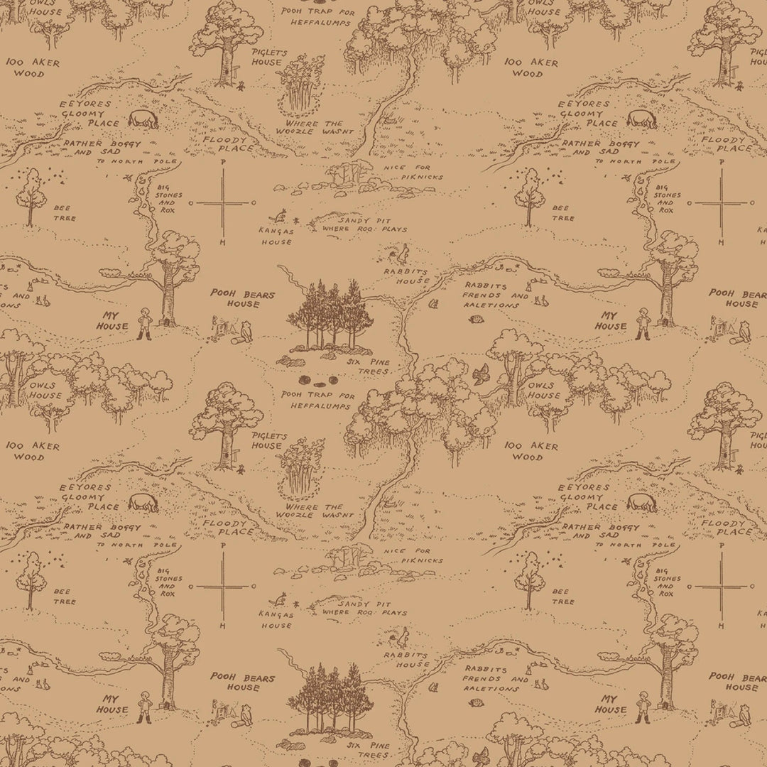 Winnie the Pooh | 1 Yard Cuts - Maple Leaf Quilting Company Ltd.