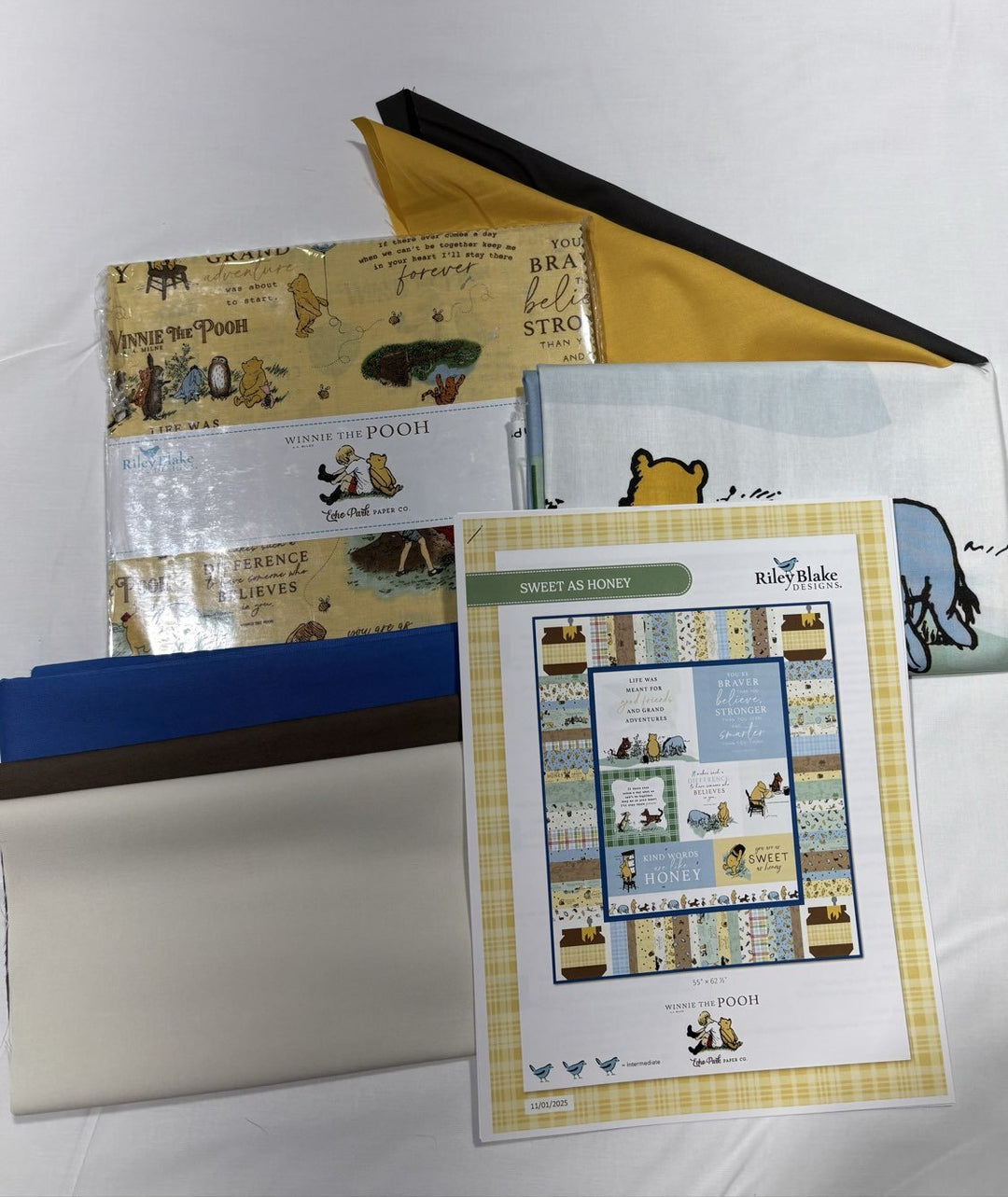 Winnie the Pooh - Sweet As Honey Quilt Kit - Maple Leaf Quilting Company Ltd.