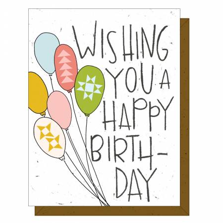 Wishing You Gift Card (KC216) - Maple Leaf Quilting Company Ltd.