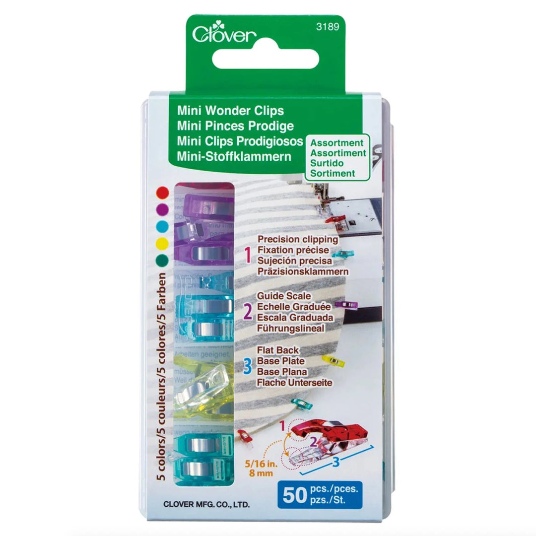 Colorful Mini Clips Wonder Clips - Mini Assorted Colours 50 pcs (3189CV) - Maple Leaf ...