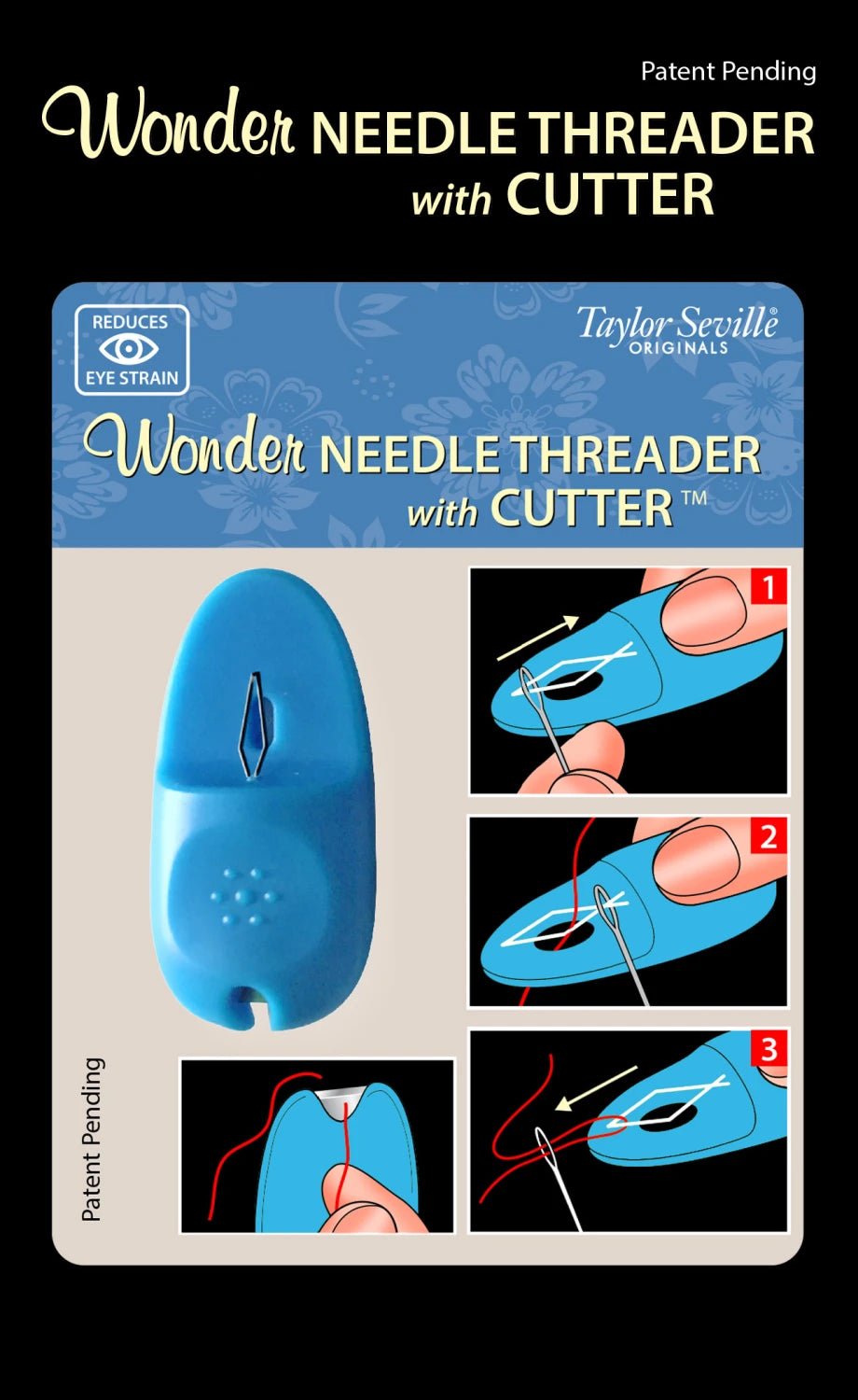 Wonder Needle Threader/Cutter (219621) - Maple Leaf Quilting Company Ltd.
