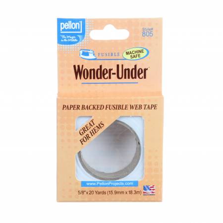 Wonder Under Web Fusible Paper Backed Tape 5/8in X 20yd - Maple Leaf Quilting Company Ltd.