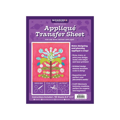 WONDERFIL - Appliqué Transfer Sheet™ - Maple Leaf Quilting Company Ltd.