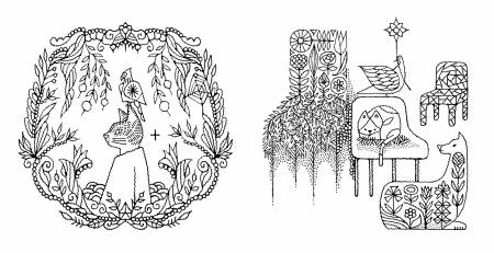 "Woodland Kingdom" Colouring Book - Maple Leaf Quilting Company Ltd.