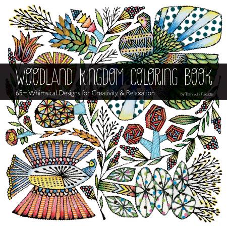 "Woodland Kingdom" Colouring Book - Maple Leaf Quilting Company Ltd.