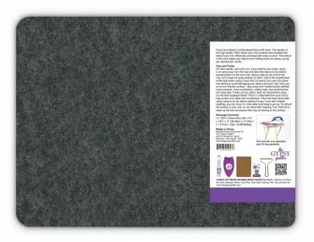 Wool Pressing Mat 14 - 1/3in x 18 - 7/8in - The Gypsy Quilter (TGQWM1319) - Maple Leaf Quilting Company Ltd.