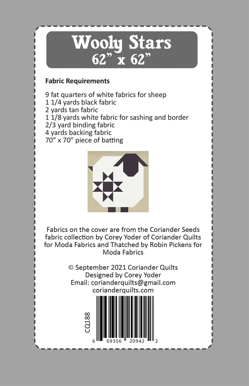 Wooly Stars (CQP188) - Maple Leaf Quilting Company Ltd.