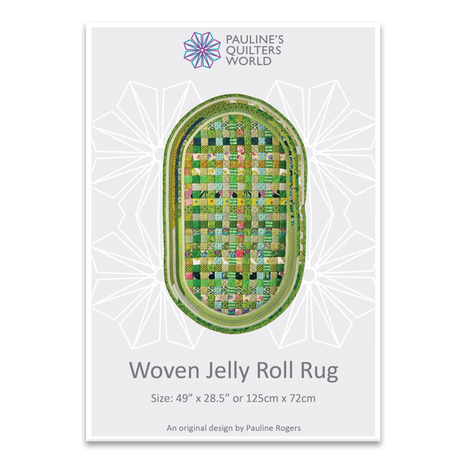 Woven Jelly Roll Rug Pattern by Pauline Rogers From Pauline's Quilters World (PQW - WJRRP) - Maple Leaf Quilting Company Ltd.