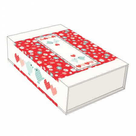 You & Me Heart to Heart Runner Kit - Maple Leaf Quilting Company Ltd.