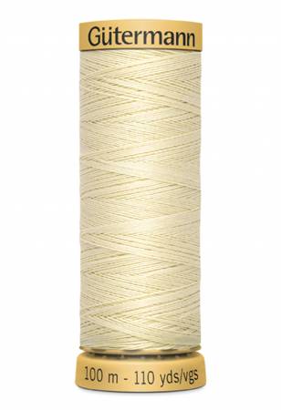 Gutermann Natural Cotton Thread 100m/109yds | Cream - 1105