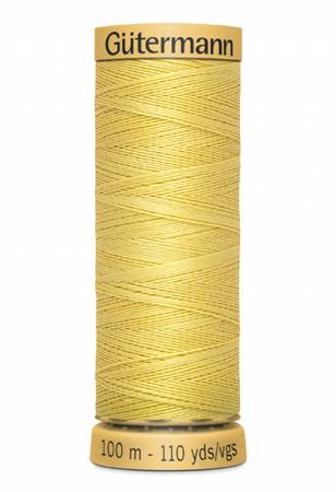 Gutermann Natural Cotton Thread 100m/109yds | Yellow - 1600