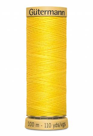 Gutermann Natural Cotton Thread 100m/109yds | Bright Yellow - 1640