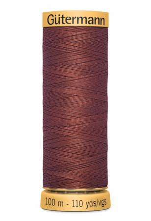 Gutermann Natural Cotton Thread 100m/109yds | Rust Red - 4820