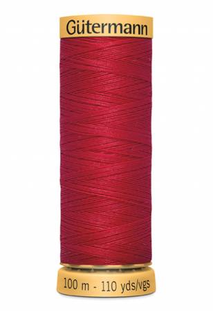 Gutermann Natural Cotton Thread 100m/109yds | Red - 4880
