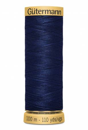 Gutermann Natural Cotton Thread 100m/109yds | Navy - 6290