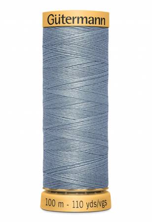 Gutermann Natural Cotton Thread 100m/109yds | Grey Blue - 7410