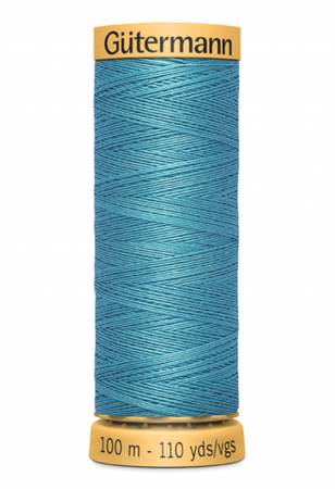 Gutermann Natural Cotton Thread 100m/109yds | Teal Blue - 7534