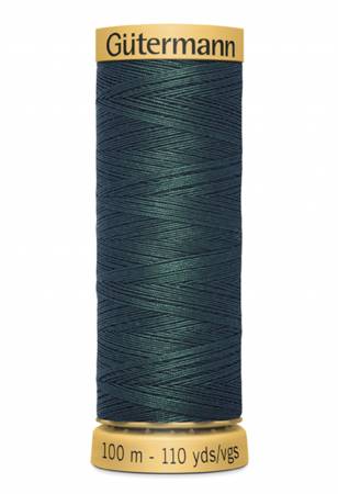Gutermann Natural Cotton Thread 100m/109yds | Dark Spinach - 8100