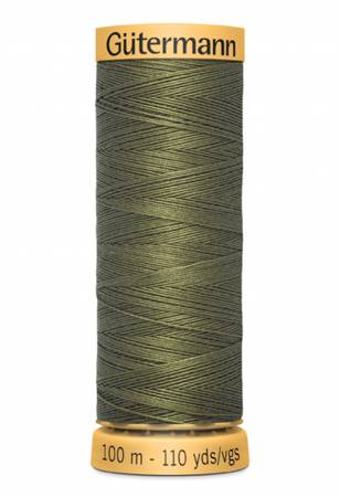 Gutermann Natural Cotton Thread 100m/109yds | Olive Drab - 8780