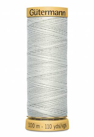 Gutermann Natural Cotton Thread 100m/109yds | Nickel - 9090