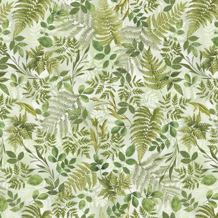 Sage Fern Fantasy 108" Cotton (12982WB-44) – Sold in UNITS of ¼ metre
