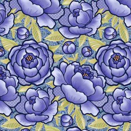 Peri Bloom 108" Cotton (13517WB-50) – Sold in UNITS of ¼ metre
