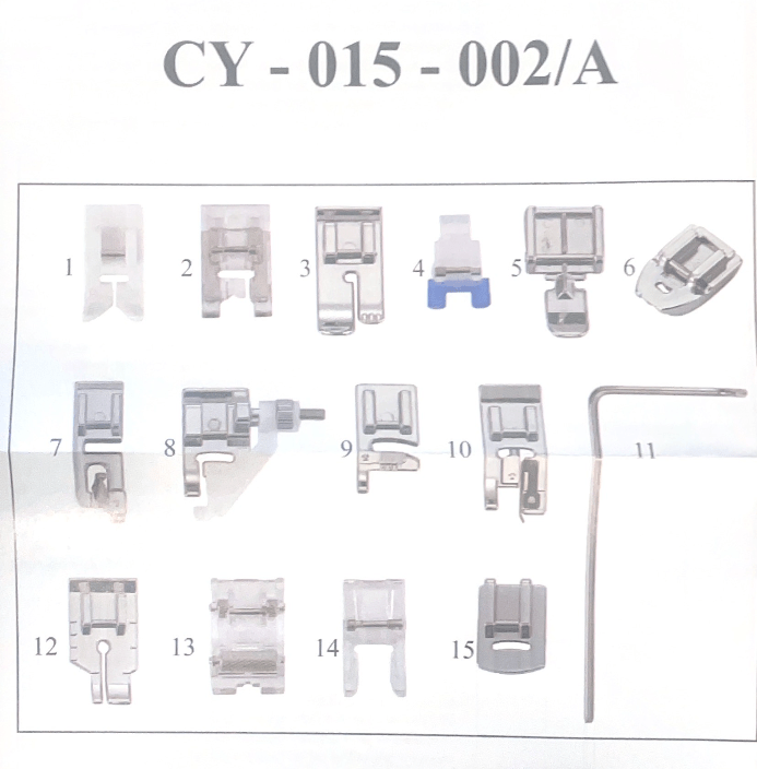 15 Piece Presser Foot Gift Set - Maple Leaf Quilting Company Ltd.