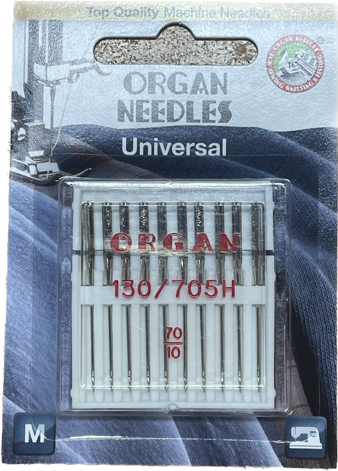 Organ Needles Universal Size 70/10 10 Pack