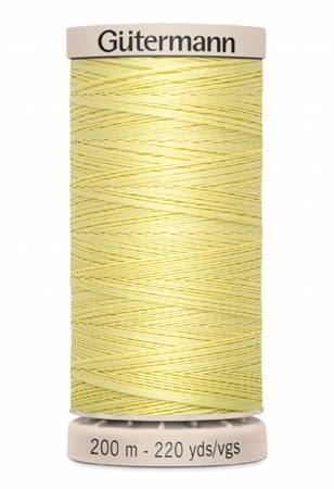 Gutermann Cotton Hand Quilting Thread 200m/219yds | Canary -0349