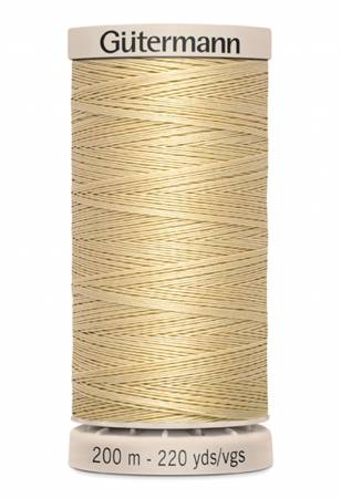 Gutermann Cotton Hand Quilting Thread 200m/219yds | Cream - 0829