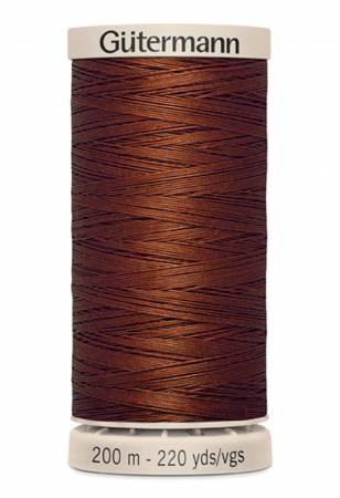 Gutermann Cotton Hand Quilting Thread 200m/219yds | Rust - 1833