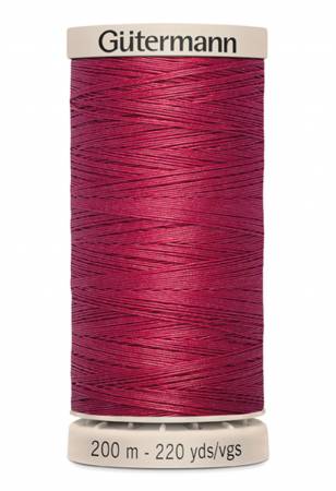 Gutermann Cotton Hand Quilting Thread 200m/219yds | Cranberry - 2453