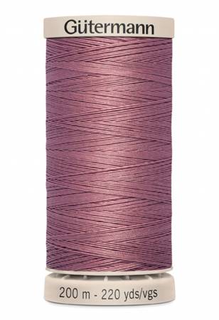 Gutermann Cotton Hand Quilting Thread 200m/219yds | Dark Rose - 2635