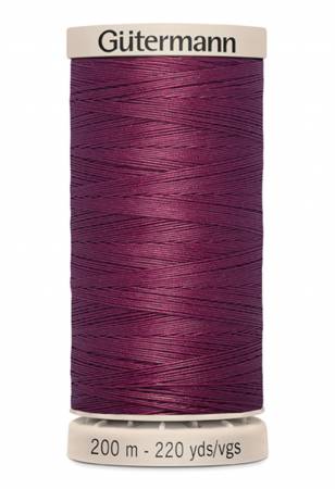 Gutermann Cotton Hand Quilting Thread 200m/219yds | Wine - 2833