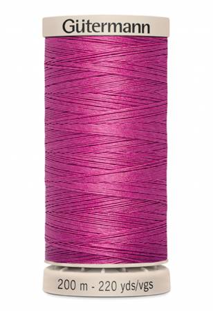 Gutermann Cotton Hand Quilting Thread 200m/219yds | Hot Pink - 2955