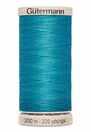 Gutermann Cotton Hand Quilting Thread 200m/219yds | Peacock Teal - 7235