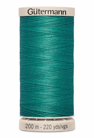 Gutermann Cotton Hand Quilting Thread 200m/219yds | Magic Green - 8244